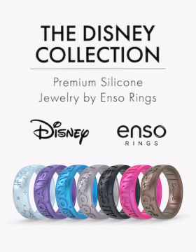 Enso Rings Disney Silicone Rings | Stitch & Angel - Loch Ness | Size 4