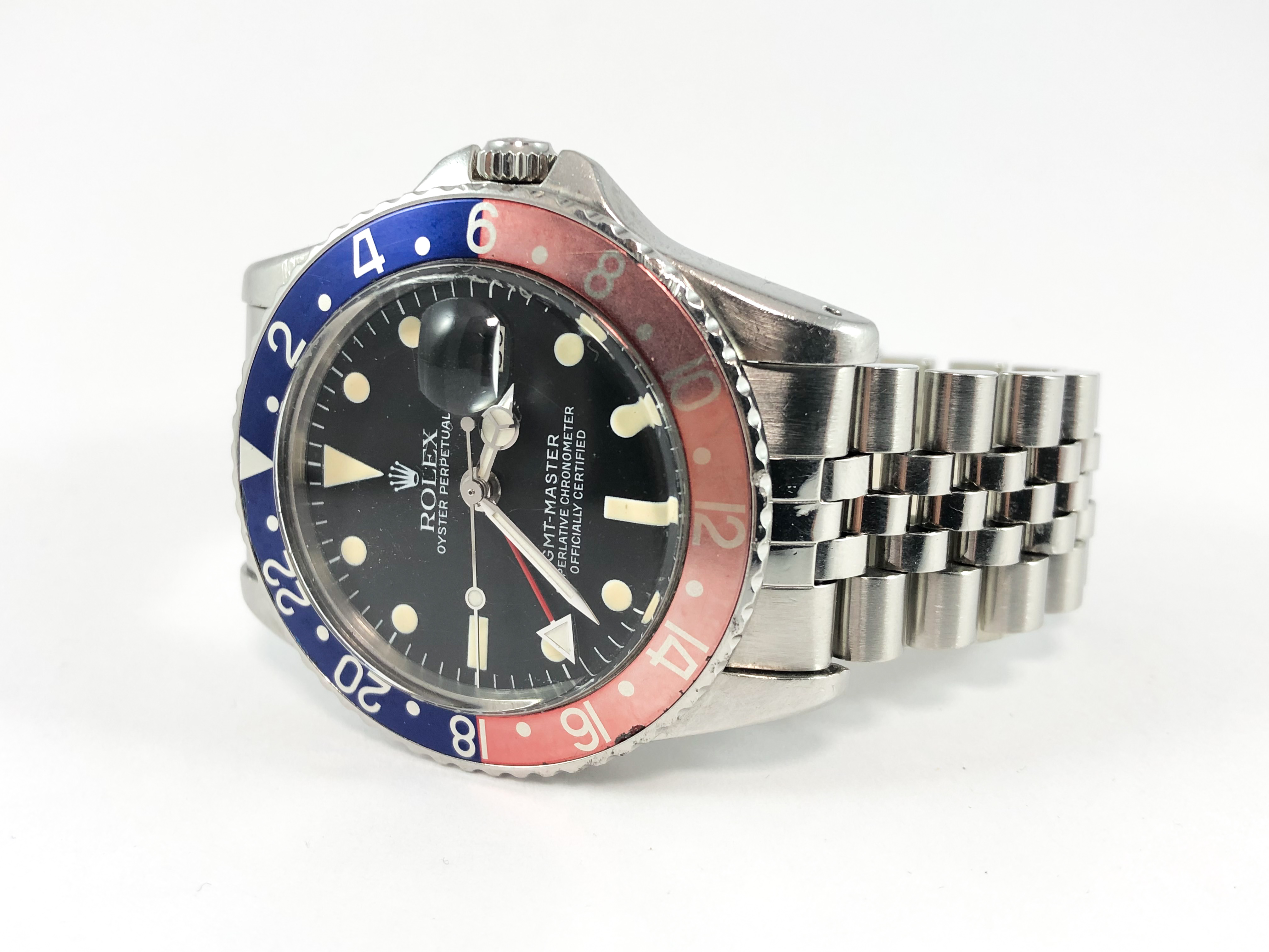 Rolex GMT-Master 1675 Cornino PCG 1960 || chrono.fi | Chrono watches
