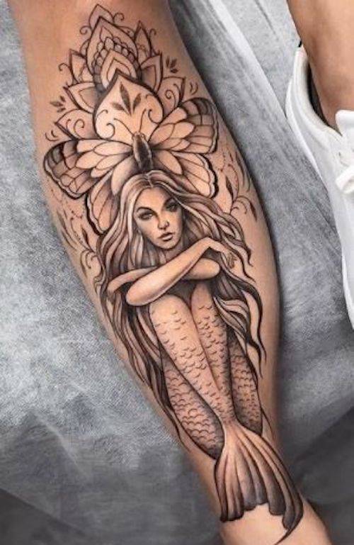 Pisces Tattoo Ideas - 28 Mermaid