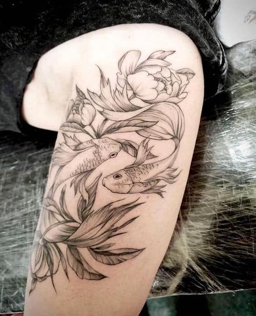 Shaded Pisces Tattoo by Ashtonbkeje on DeviantArt