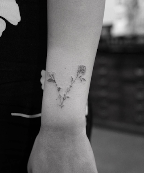 pisces constellation tattoo