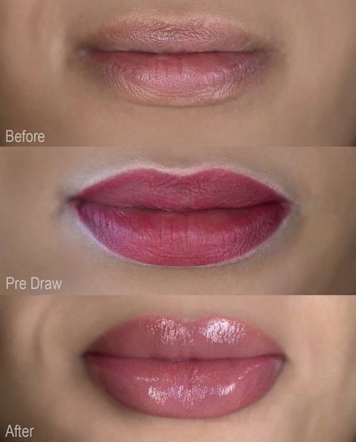 Lip Tattoo Toronto | Natural lip liner Tattoo&Permanent lip Color