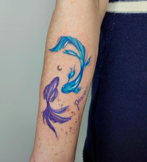 41 Zodiac Tattoo Ideas To Celebrate Pisces Season