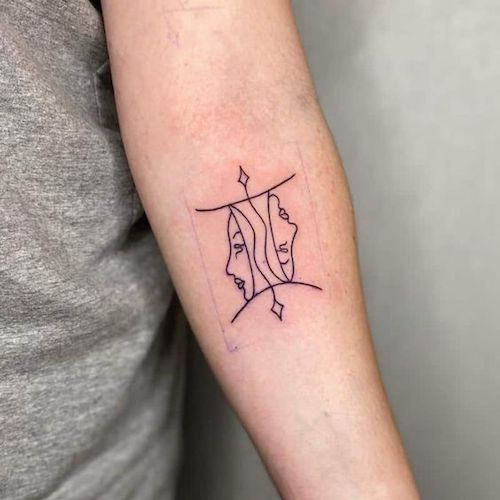 52 Unique Gemini Tattoos with Meaning  Our Mindful Life