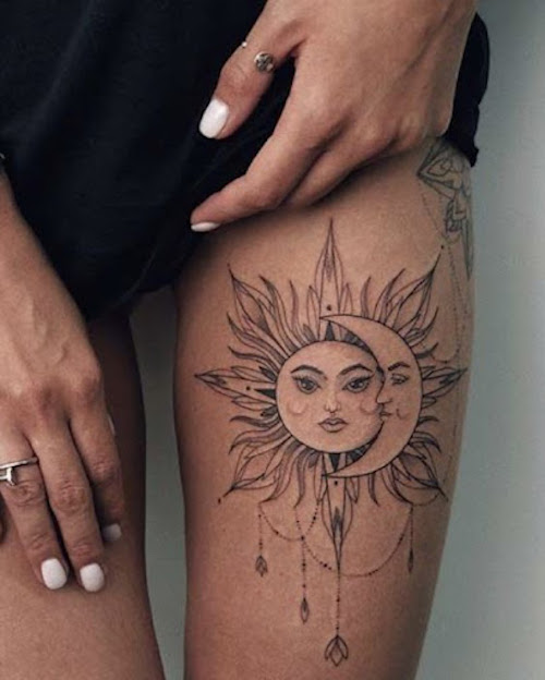 22 Timeless Thigh Tattoos for Women | Peanut