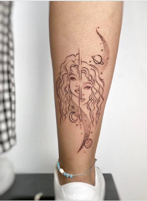 10 Best Gemini Zodiac Sign Tattoos: Best Gemini Tattoo Ideas – MrInkwells