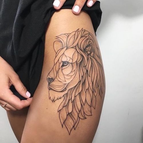 lion tattos on body lion tattos on arm | Lion tattoo, Mens side tattoos,  Girl face tattoo