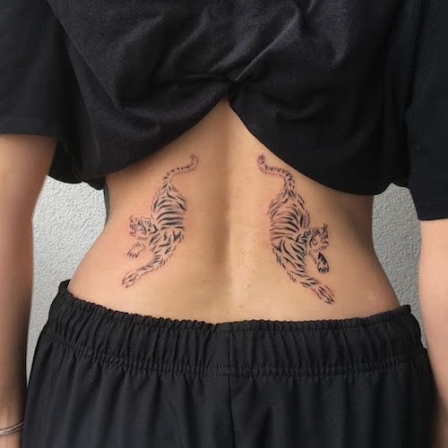 tattoo | Intimate tattoos, Spine tattoos for women, Writing tattoos