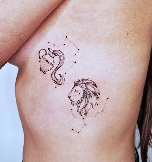 scorpio and leo couple tattoos｜TikTok Search