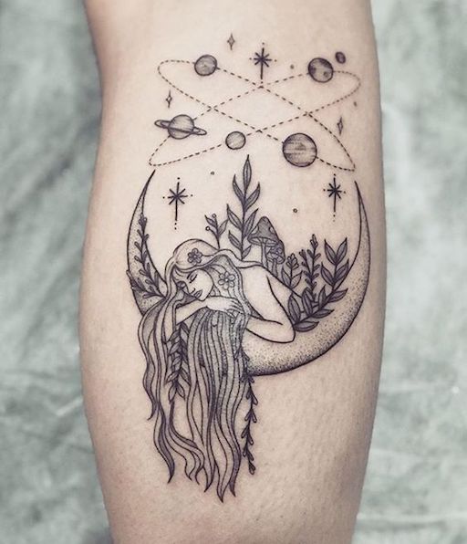 Ryan Bollinger on Instagram: “Started this slightly darker Capricorn goddess  holding a human mask, with an added scorpion… | Scorpio tattoo, Tattoos, Goddess  tattoo