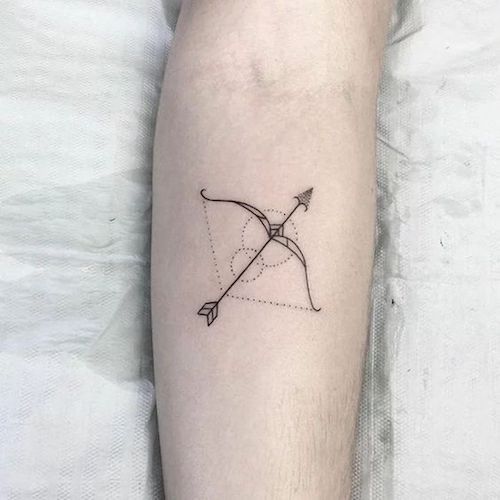 Aggregate more than 72 minimalist sagittarius constellation tattoo ...