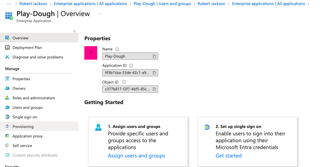 Provisioning SCIM within Entra ID