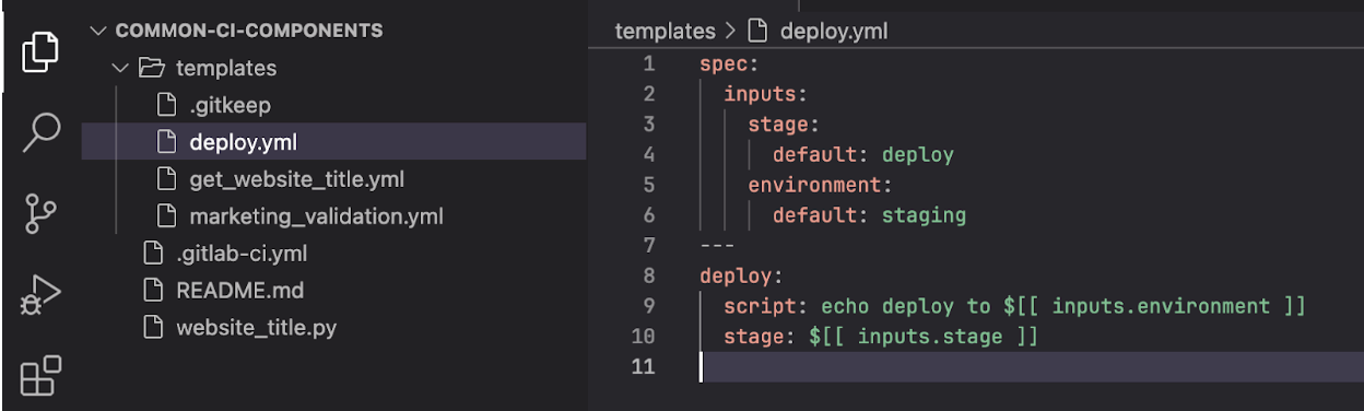 component catalog