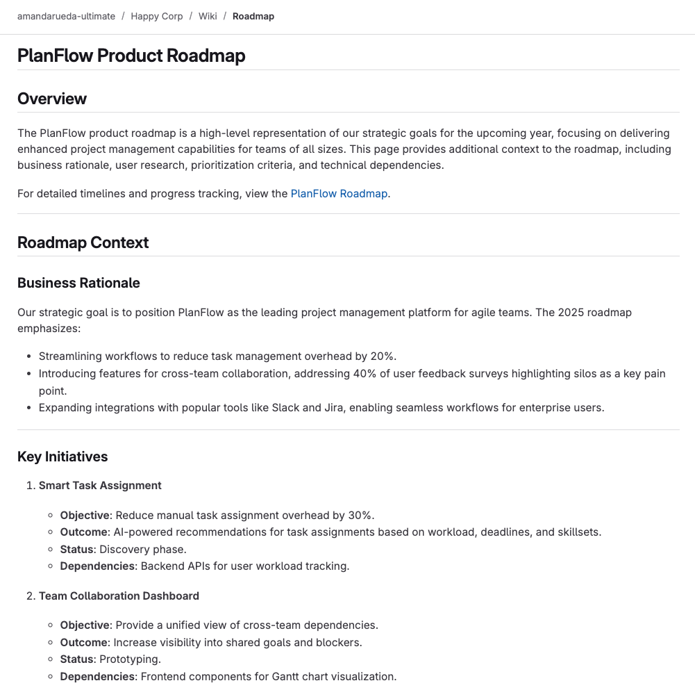 PlanFlow product roadmap