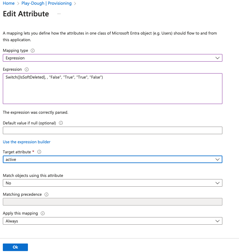 Editing attributes