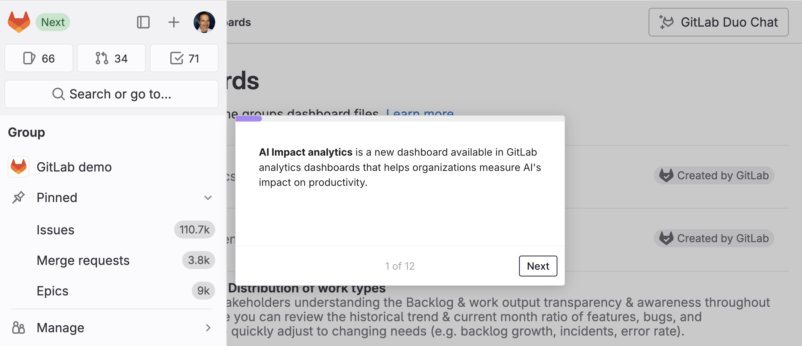GitLab Duo AI Impact Dashboard cover image