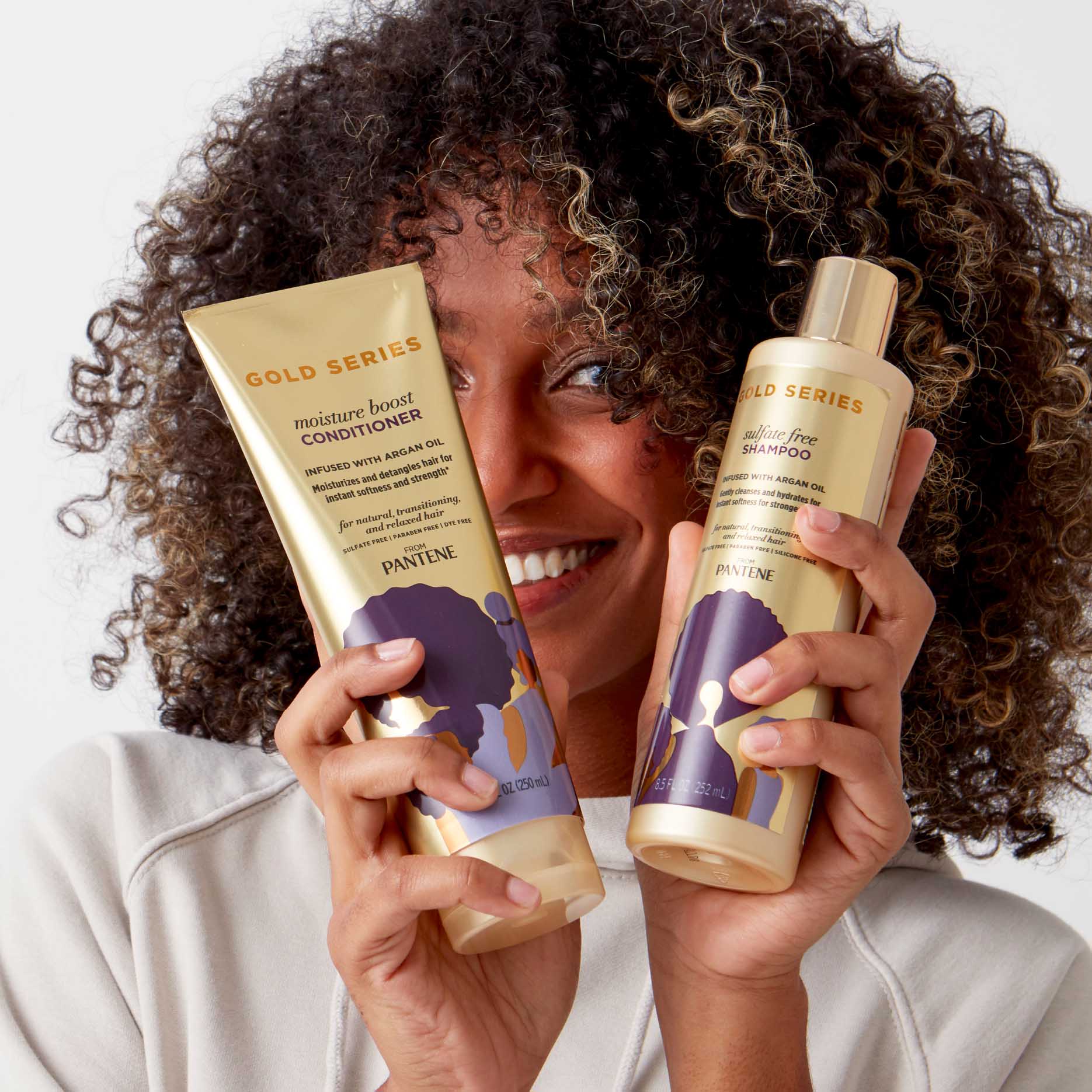 Pantene Gold Series Collection For Natural Hair