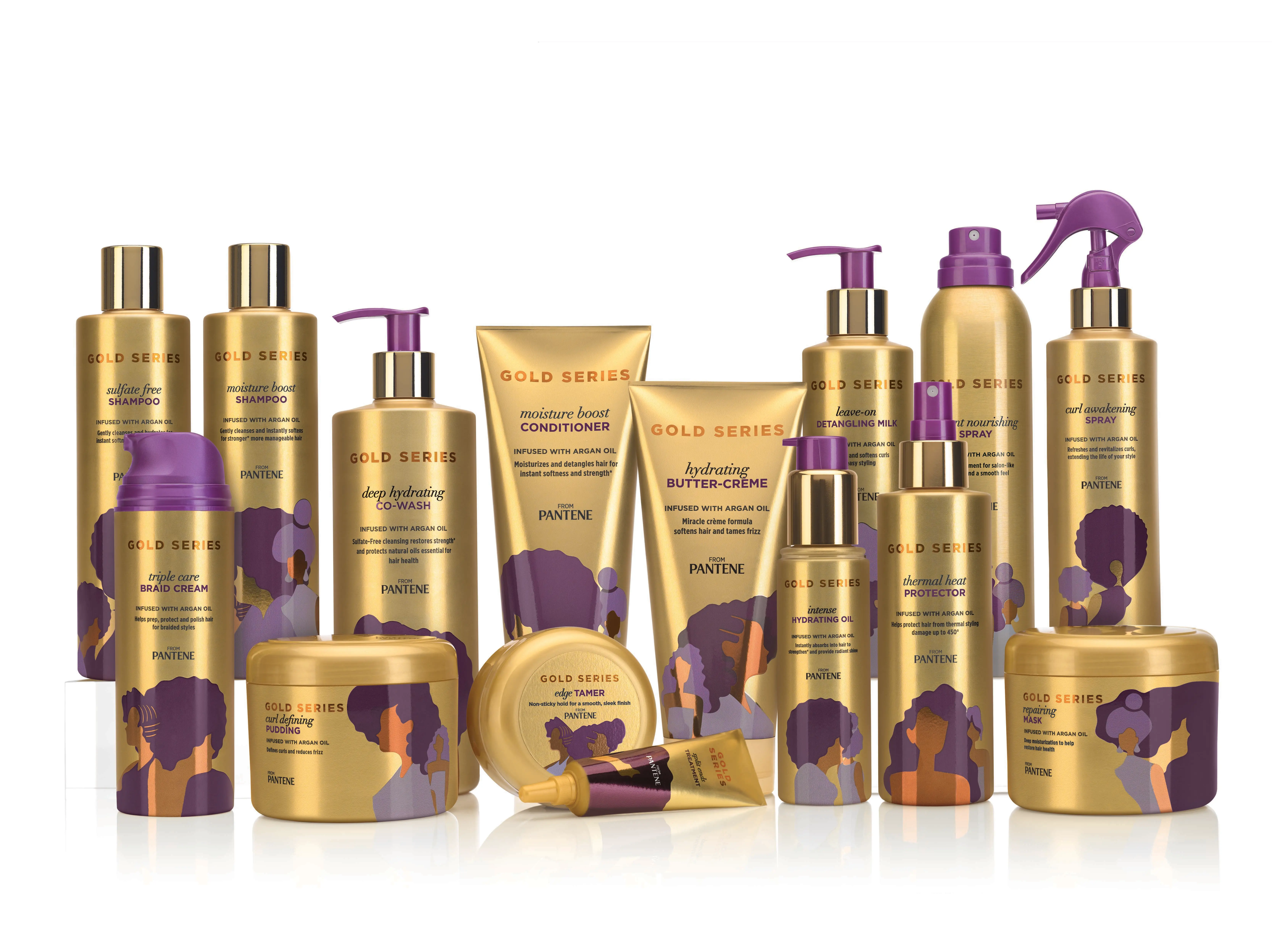 Pantene Gold Series Collection For Natural Hair