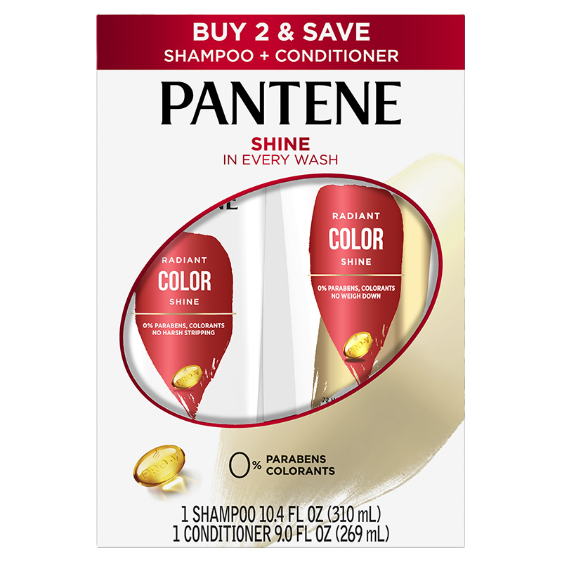 12 Pantene radiant color shine shampoo conditioner buy #1276