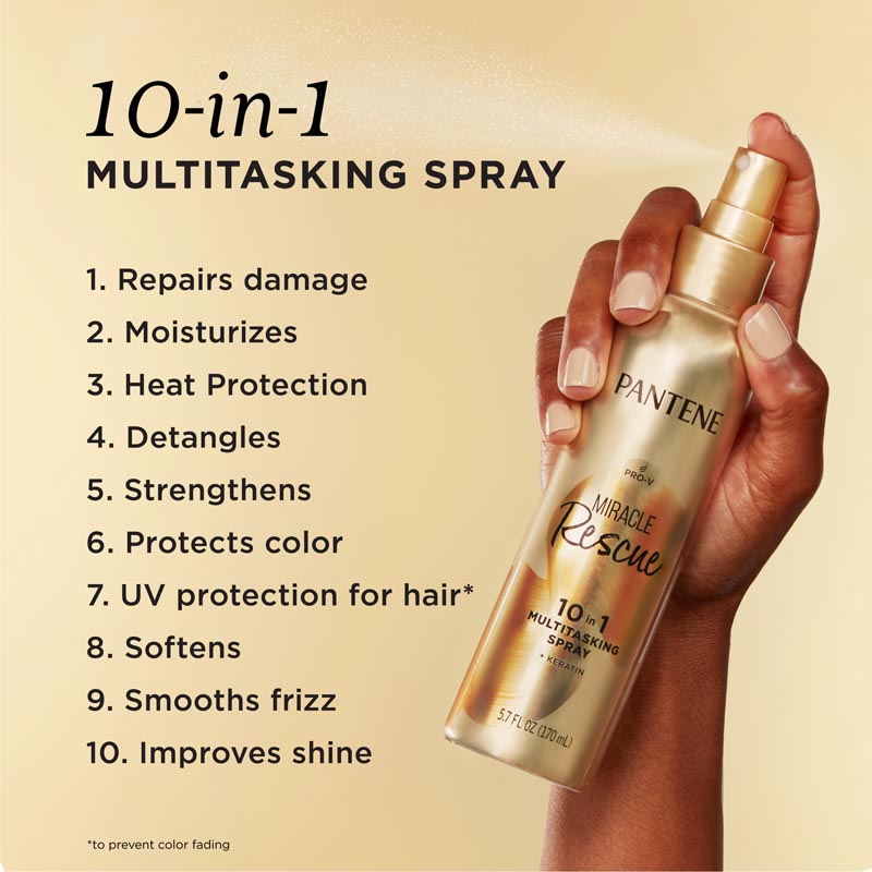 Miracle Rescue 10 in Multitasking Spray Keratin Pantene