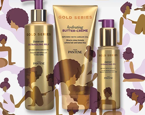 Pantene Gold Series Collection For Natural Hair