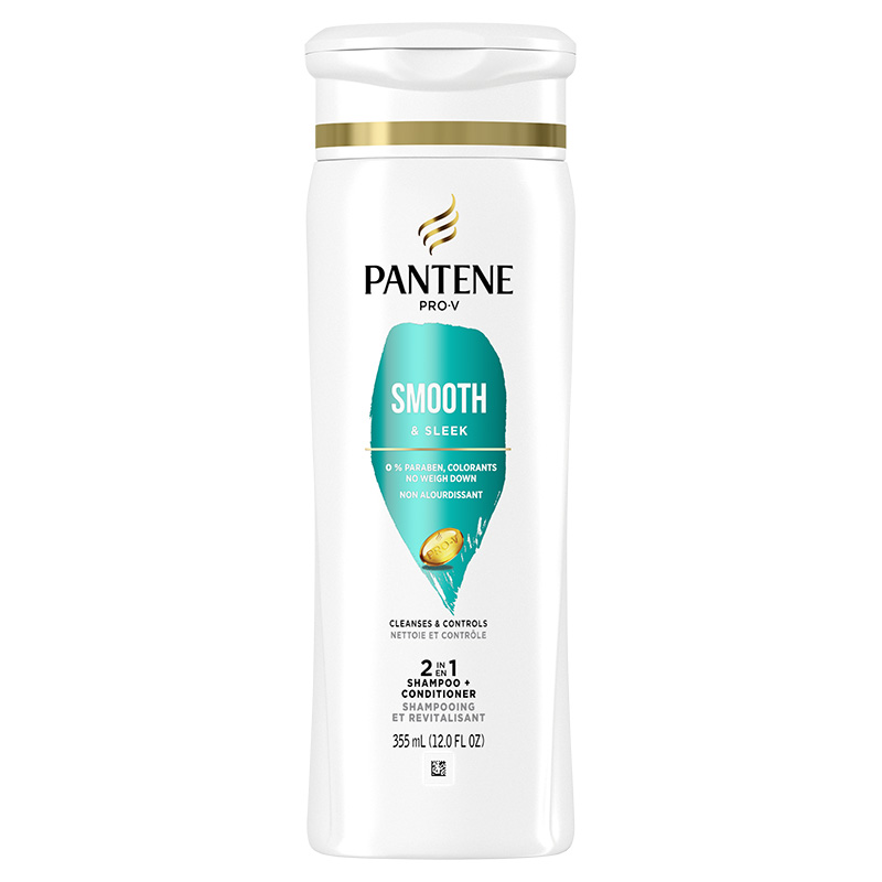 Pantene 2 in 1 Smooth & Sleek Shampoo & Conditioner