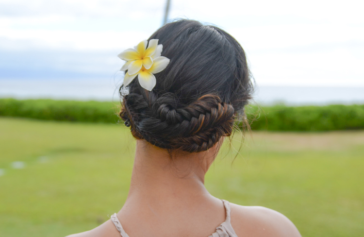 Hair styling products for the braided updo