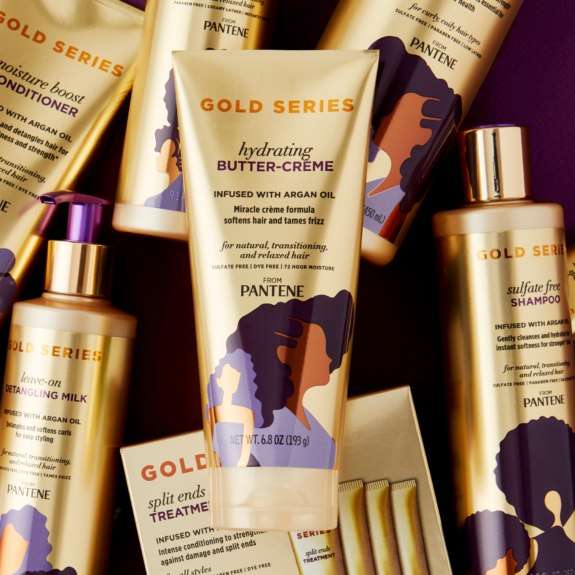 Pantene Gold Series Collection For Natural Hair