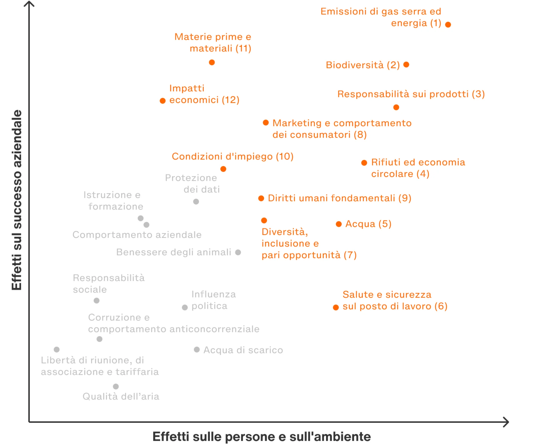 Infografica Analisi di materialità