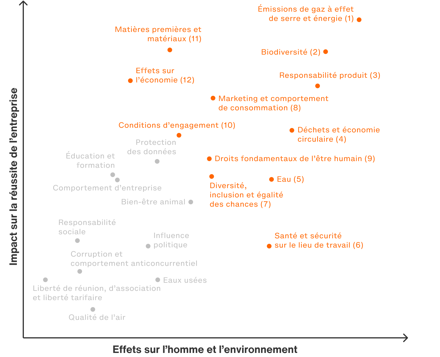 Infographie Analyse de matérialité