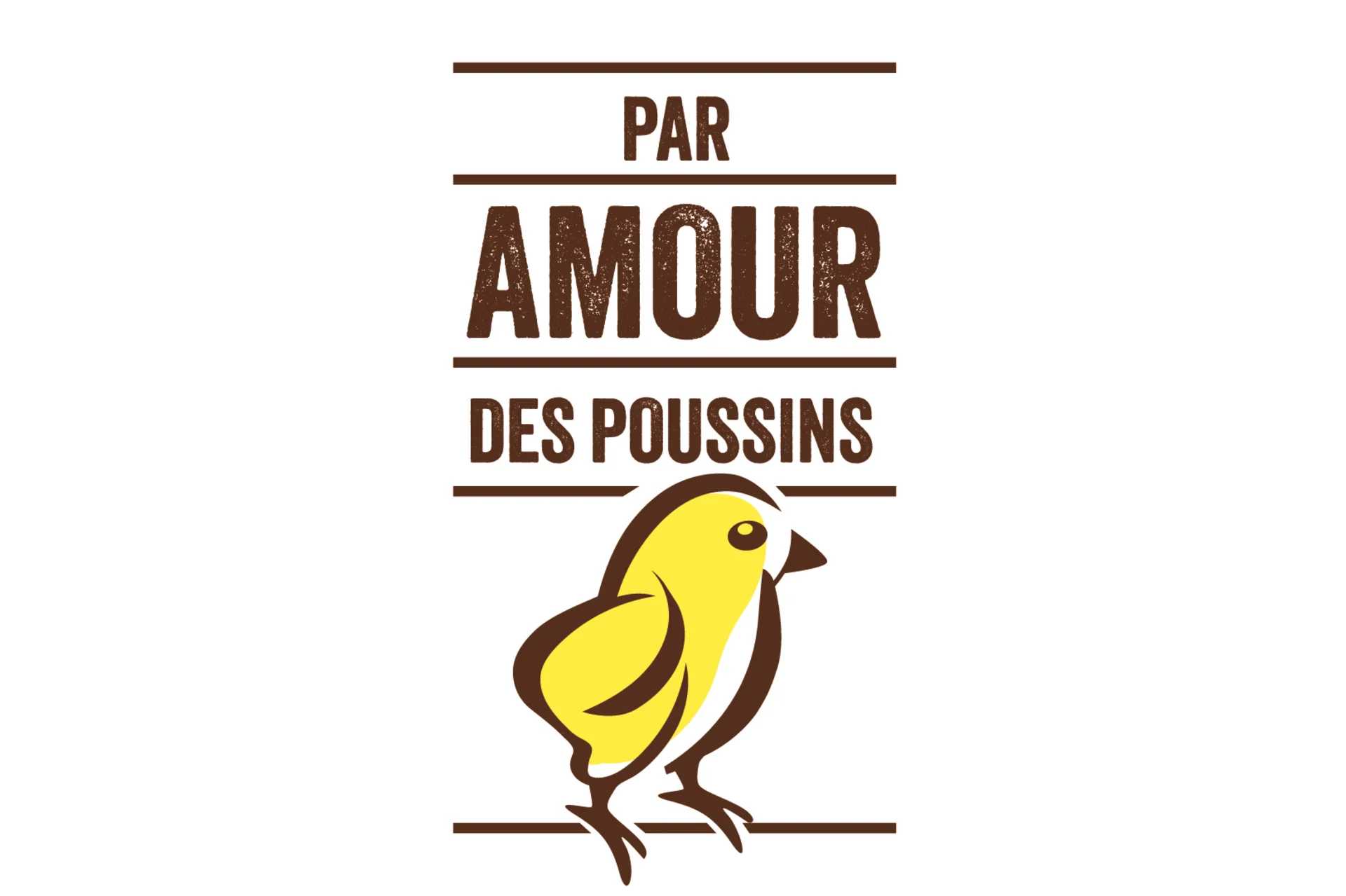 Accroche pour le thème «Par amour pour les poussins»