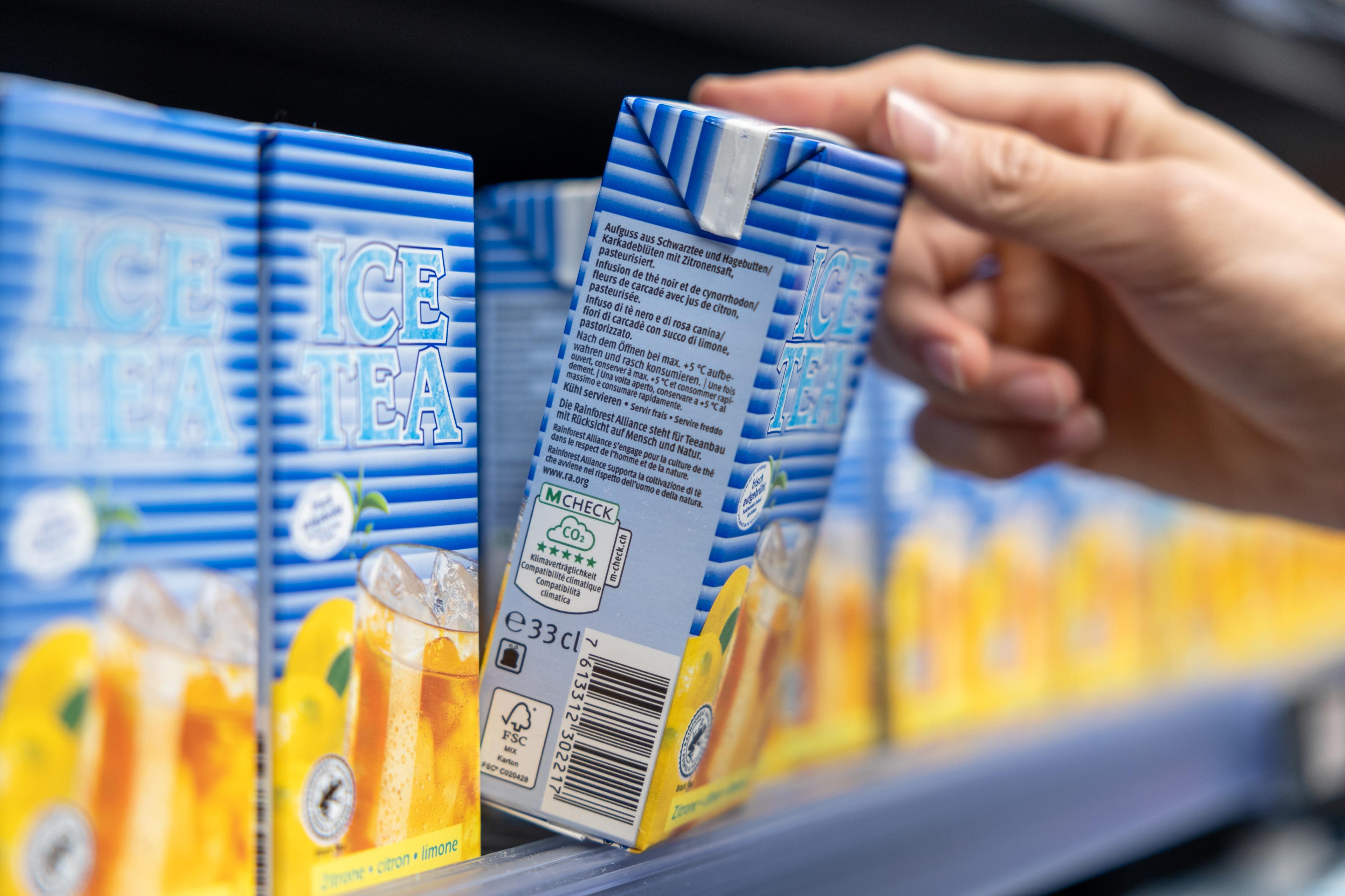 Migros Ice Tea Zitrone