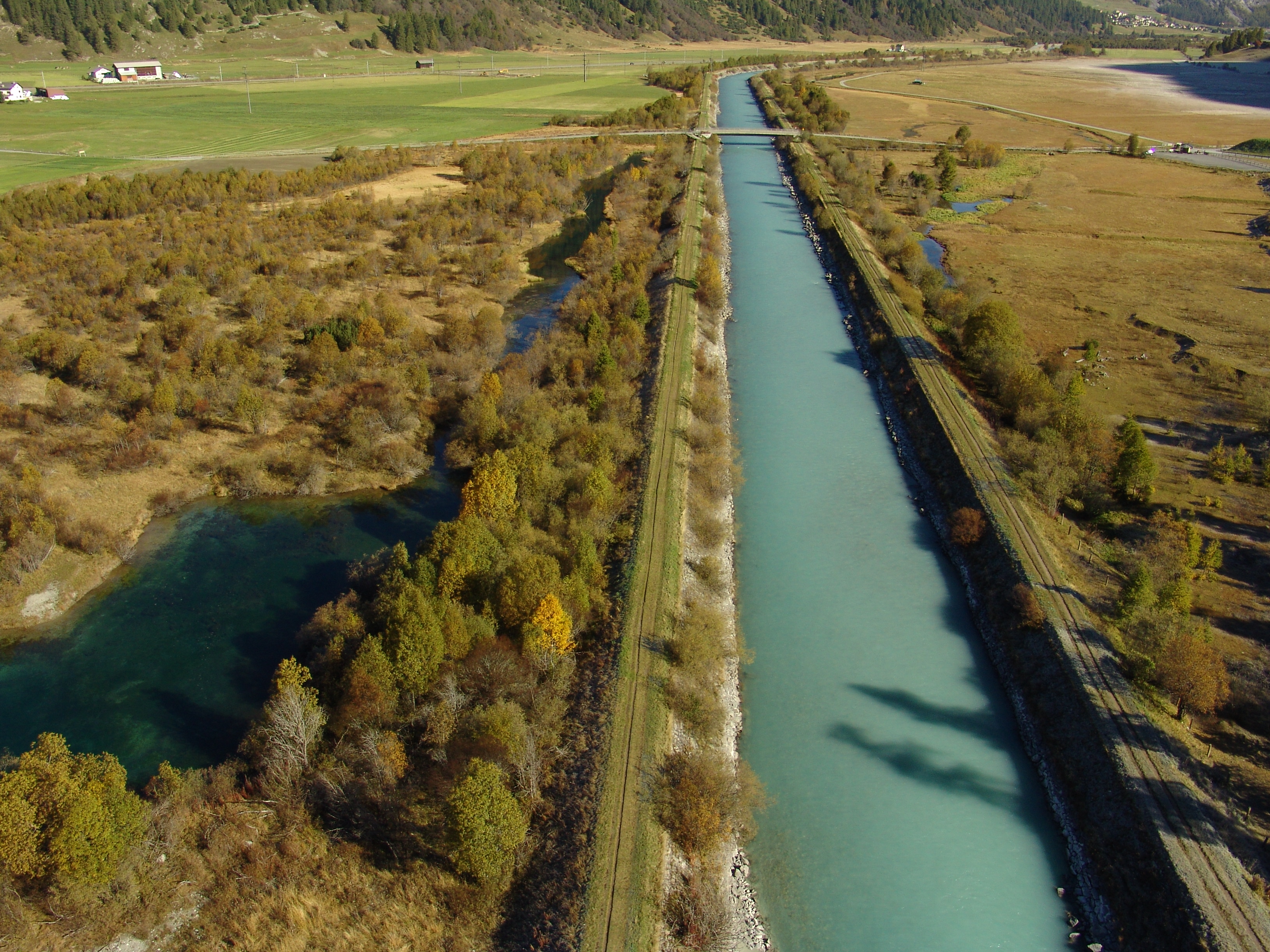 Inn vor der Dammsanierung