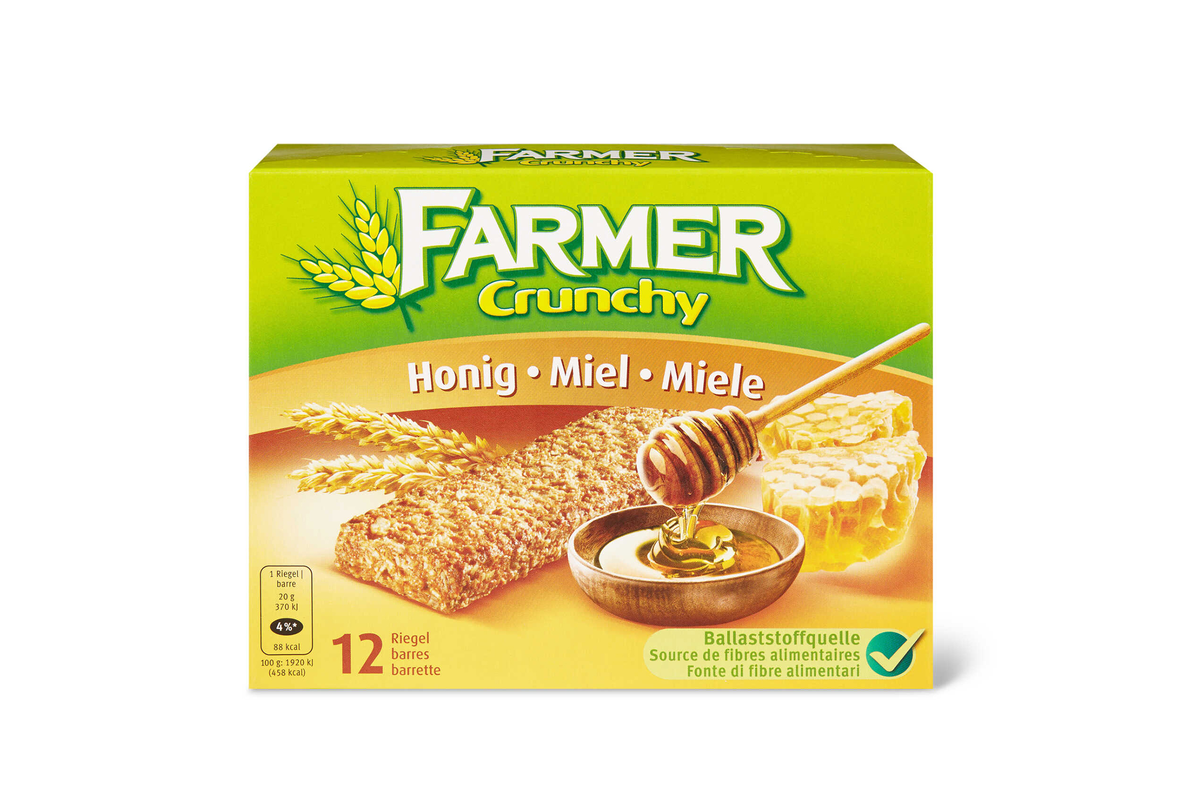 Farmer-Riegel in alter Verpackung