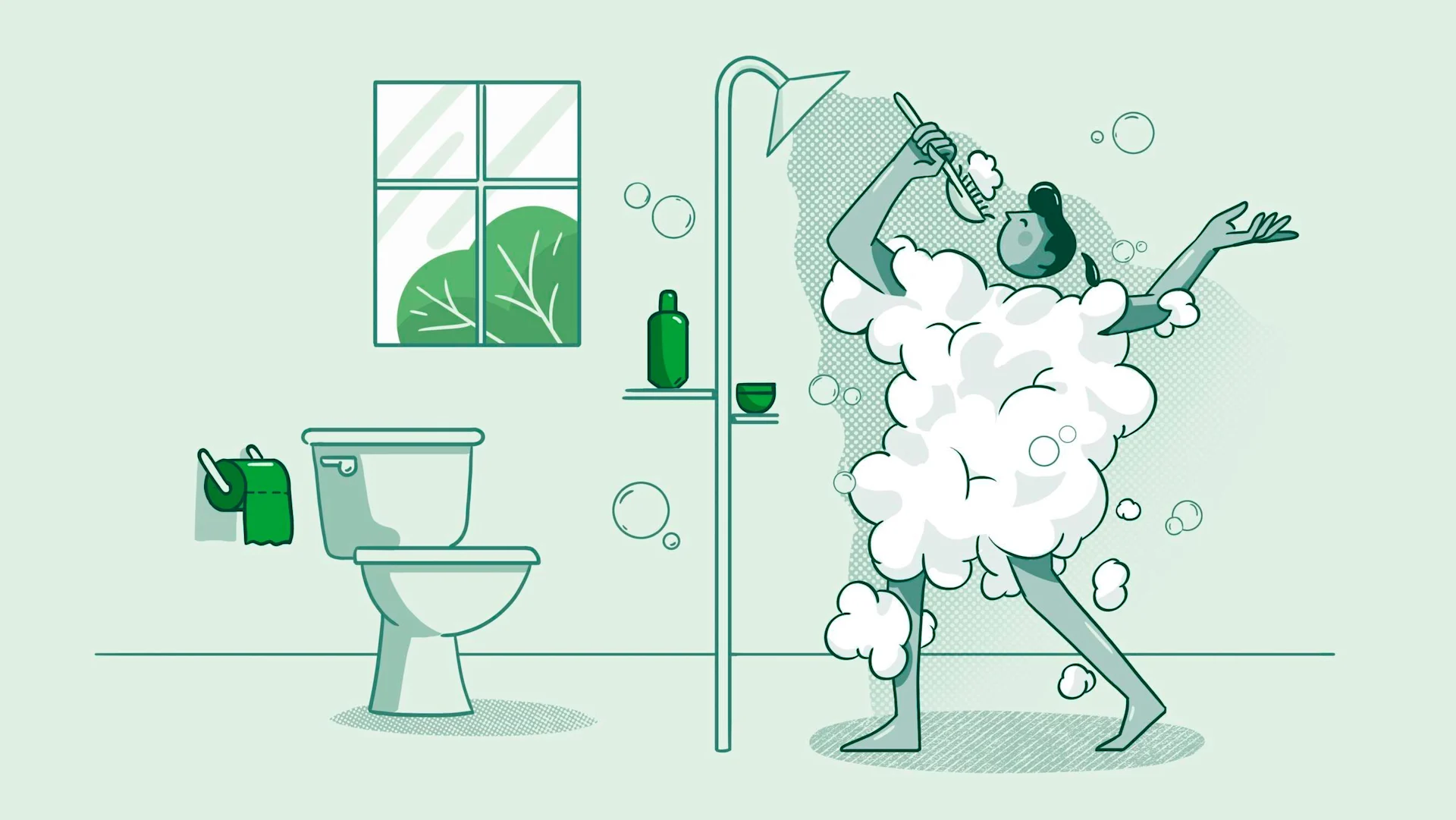 Bathroom illustration