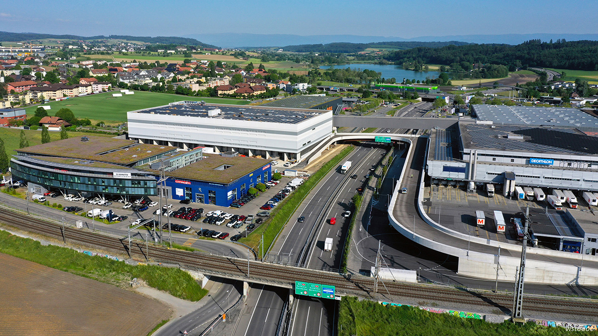 Vogelperspektive Betriebszentrale Schönbühl