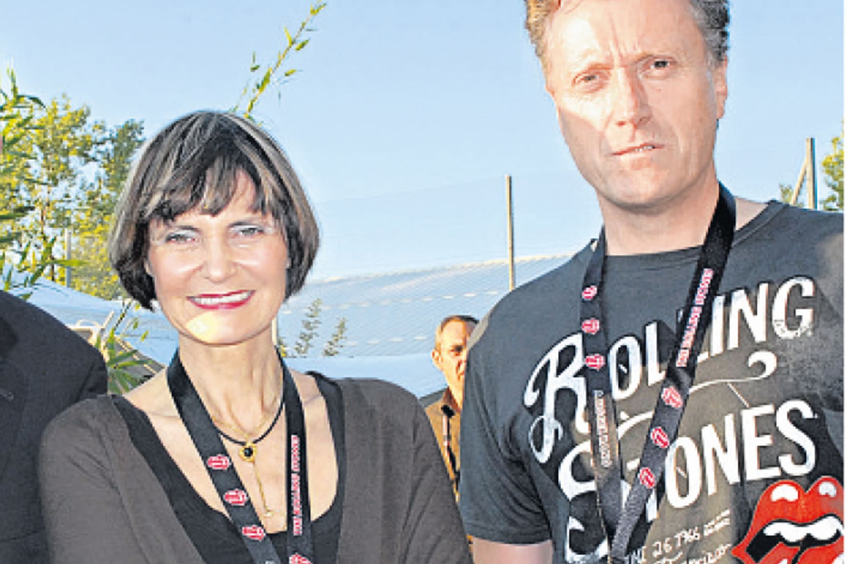 Bundespräsidentin Micheline Calmy-Rey mit Herbert Bolliger, Chef des Migros-Genossenschafts-Bundes (Migros-Magazin, 20.08.2007)