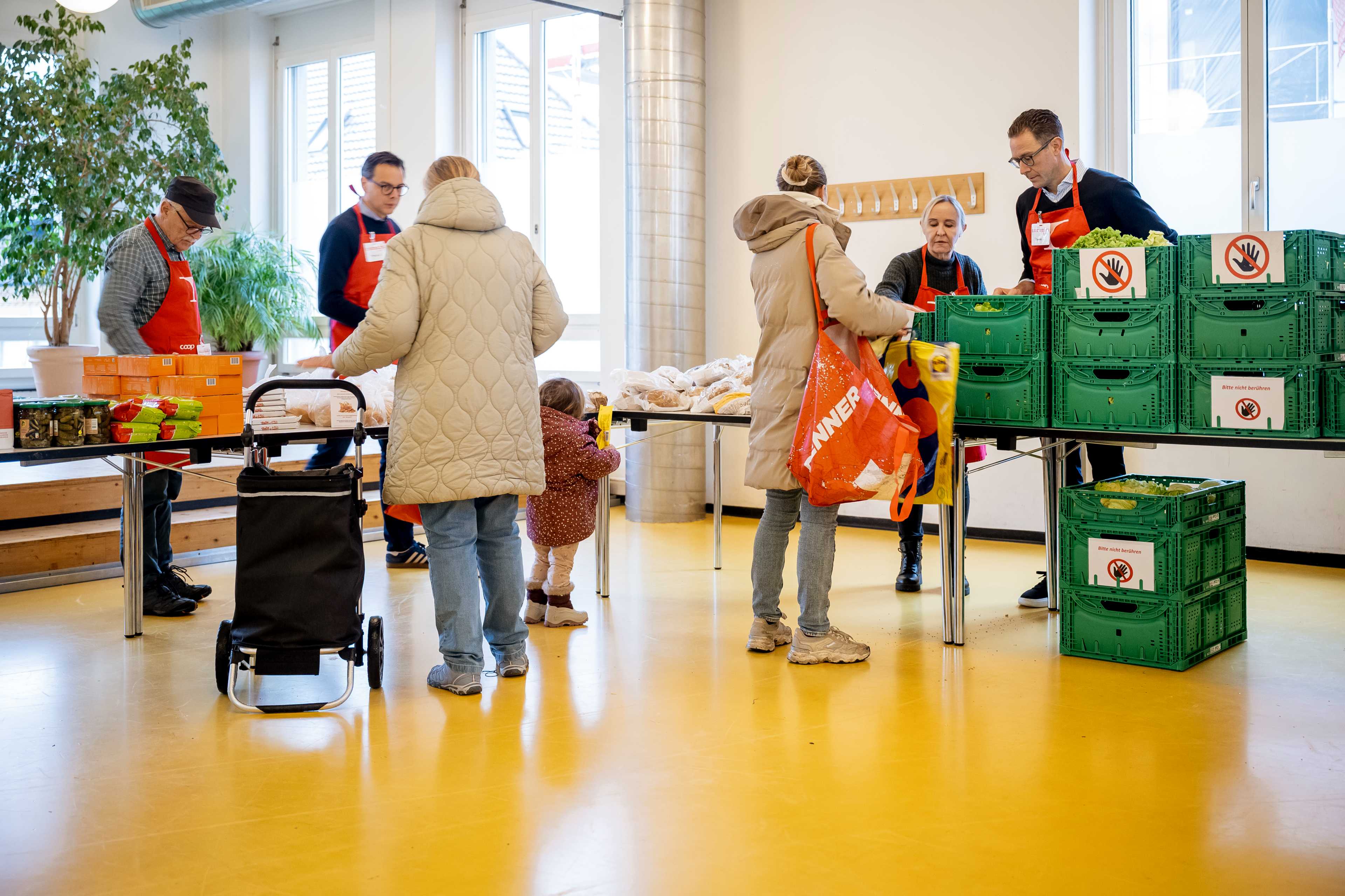 Zählt eine Familie mehr Mitglieder, erhält sie auch mehr Produkte.