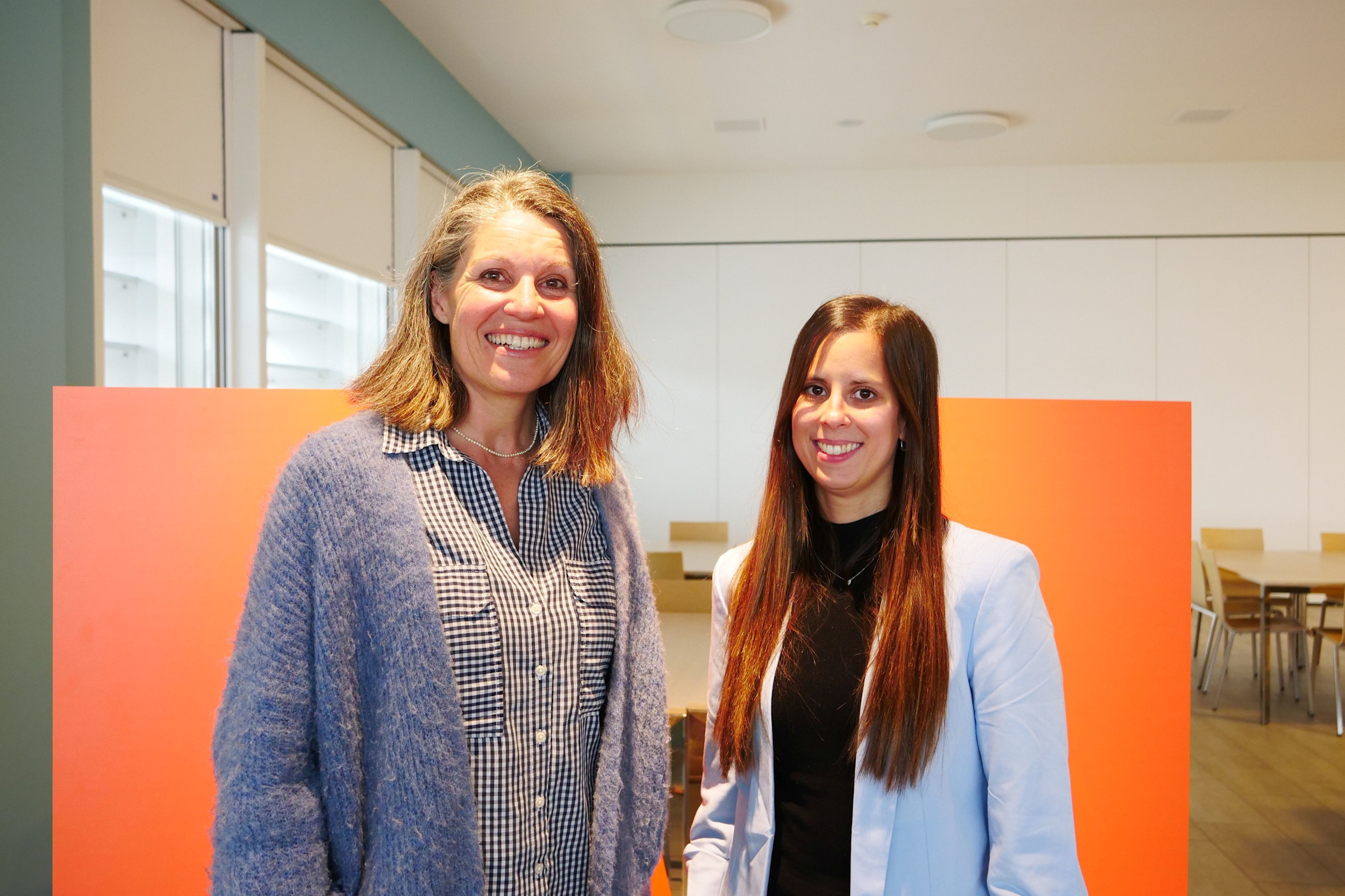 Photo de la présidente et de la secrétaire de la Fondation Rey-Willer