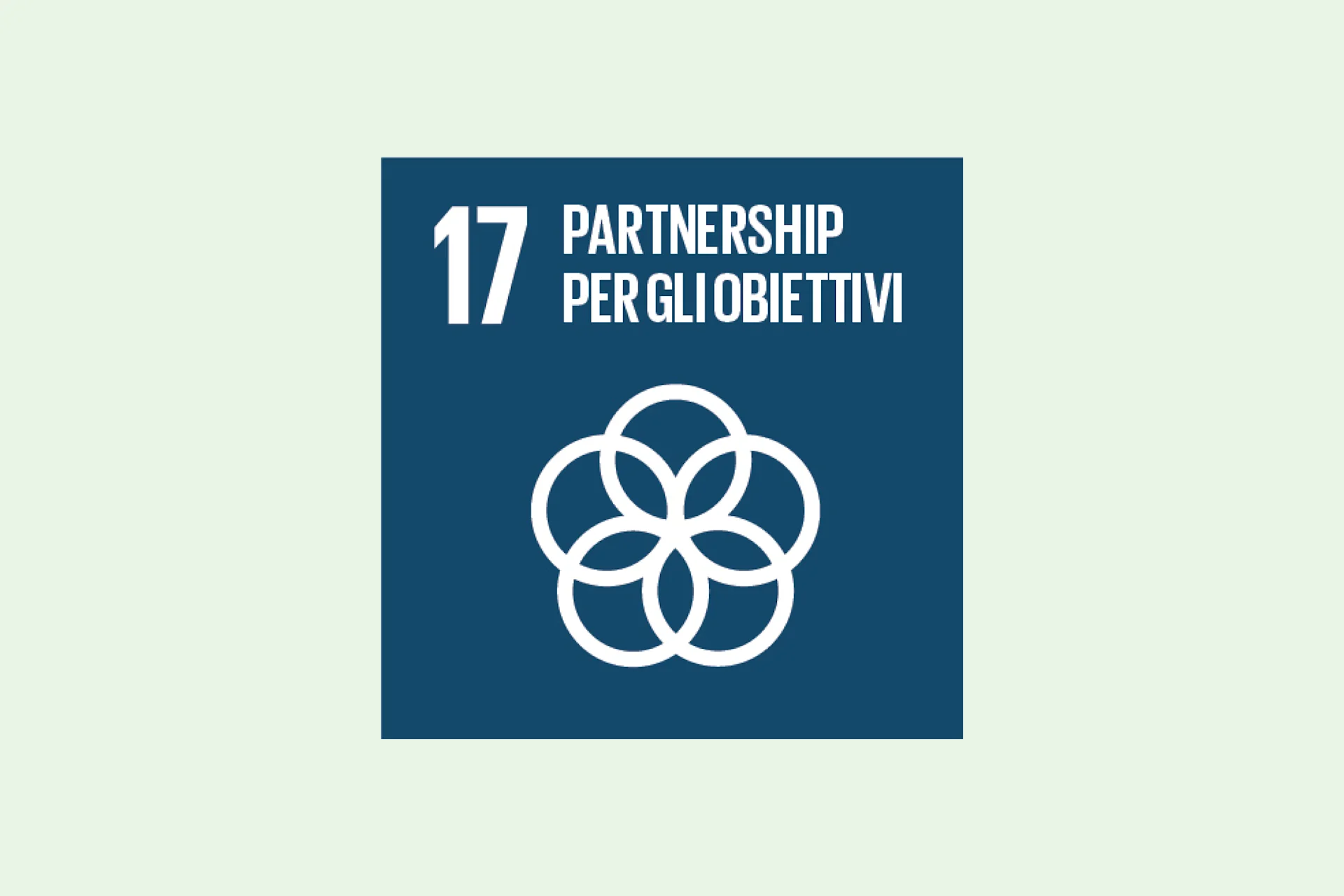 I nostri obiettivi per i partenariati sono allineati all'SDG 17. Illustrazione da SDG 17