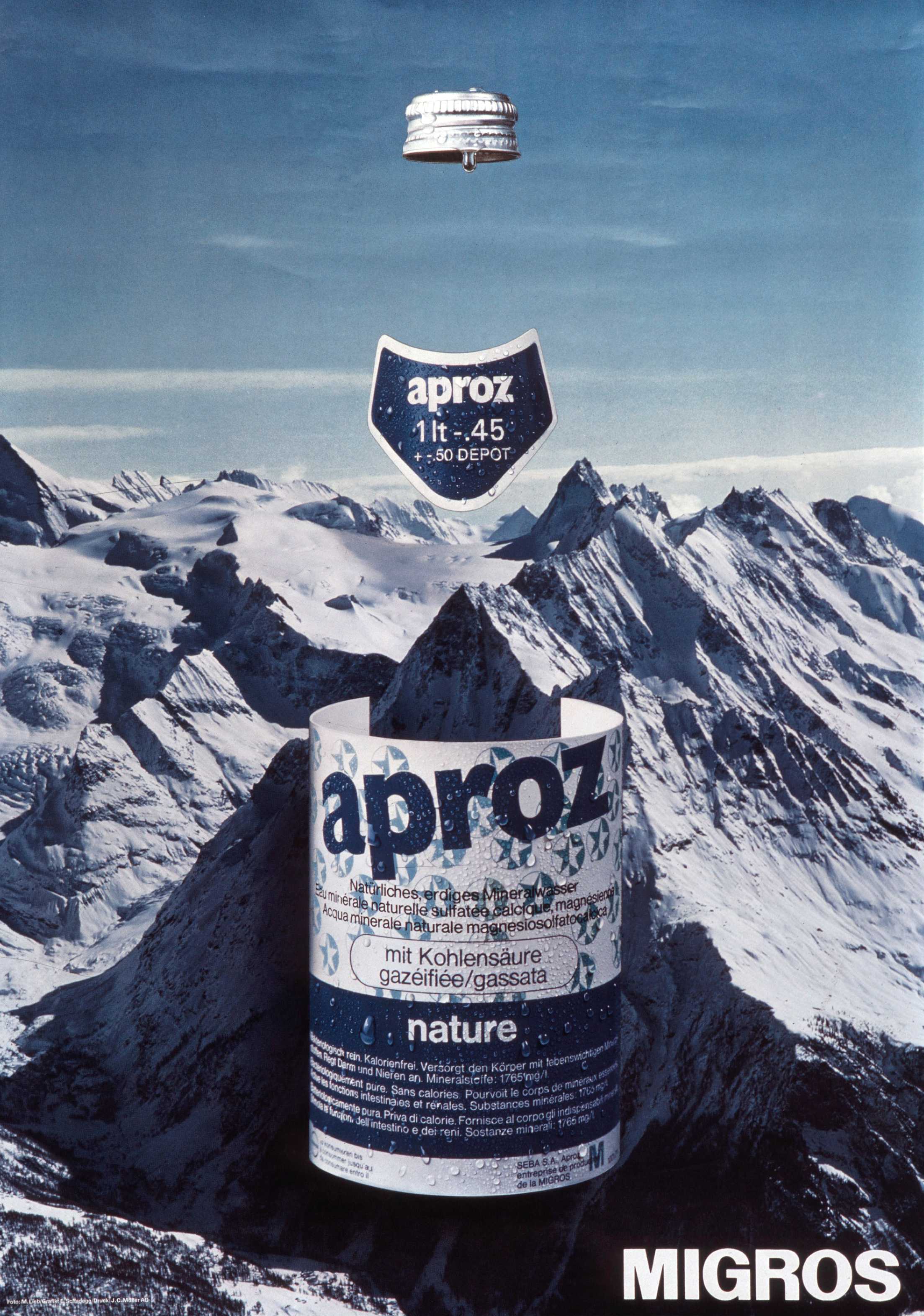 Une affiche d’Aproz de 1981