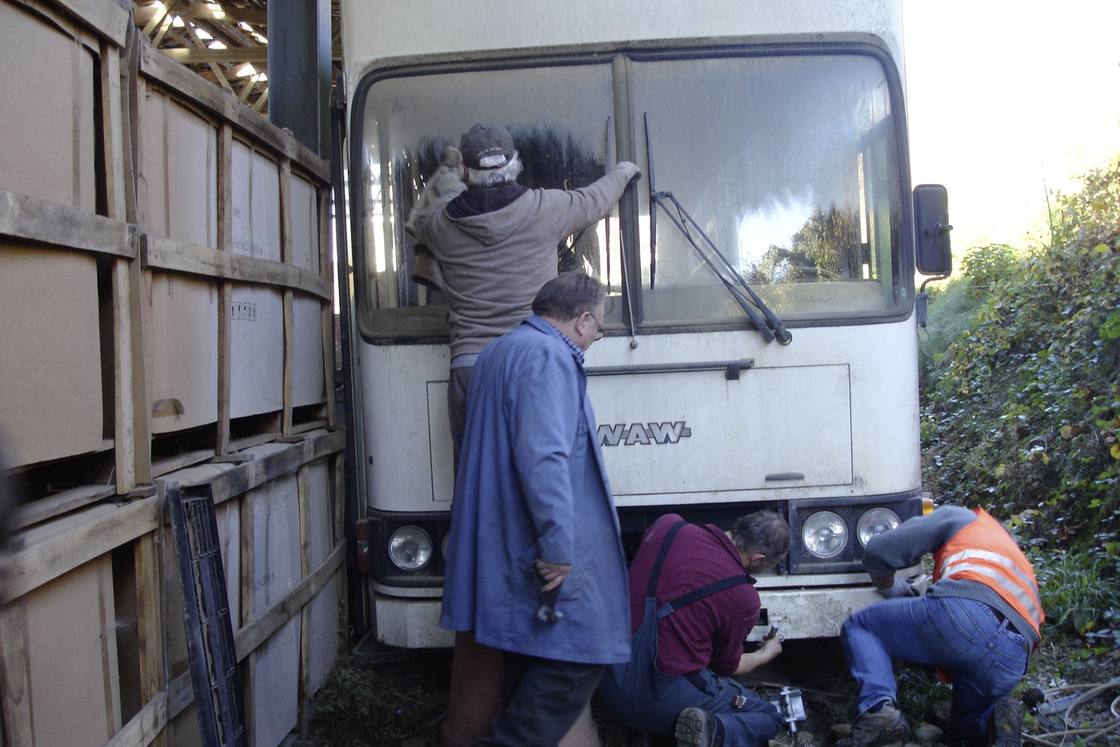 Bei einem waren die Bremsen komplett blockiert und mussten vor der Bergung mit Gewalt gelöst werden.