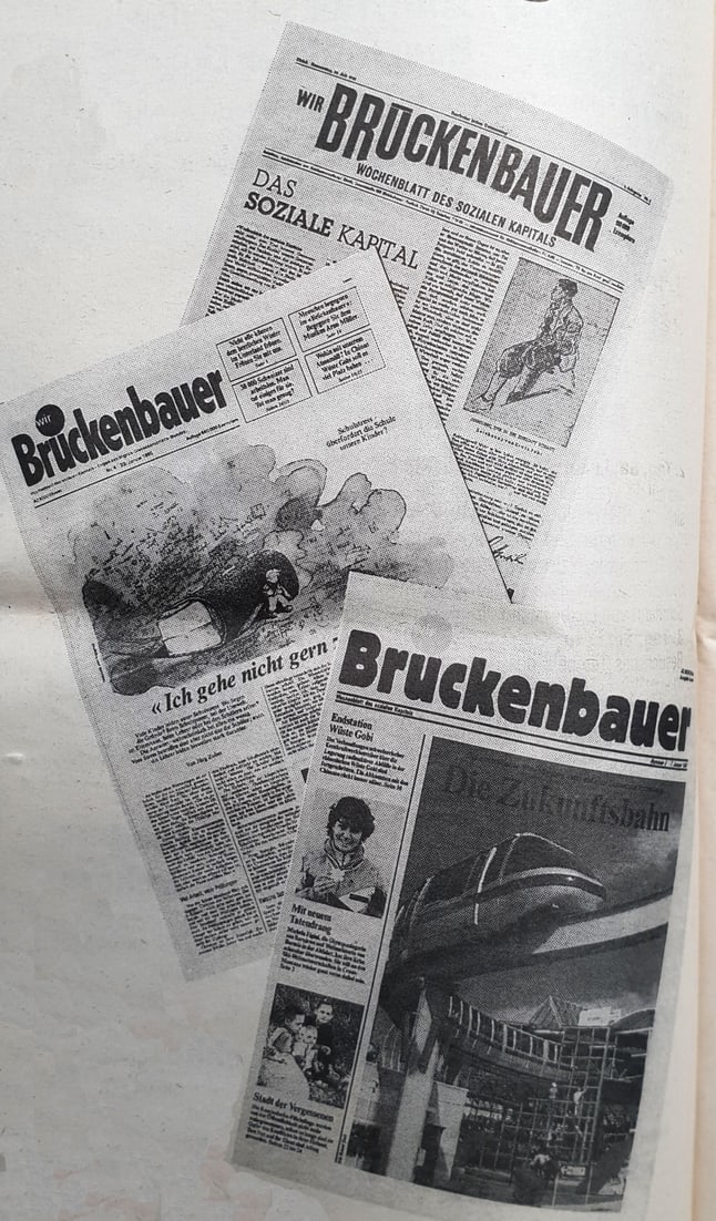 „Wir Brückenbauer“-Ausgaben 1942 bis heute