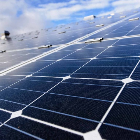 Bild einer Photovoltaik-Anlage