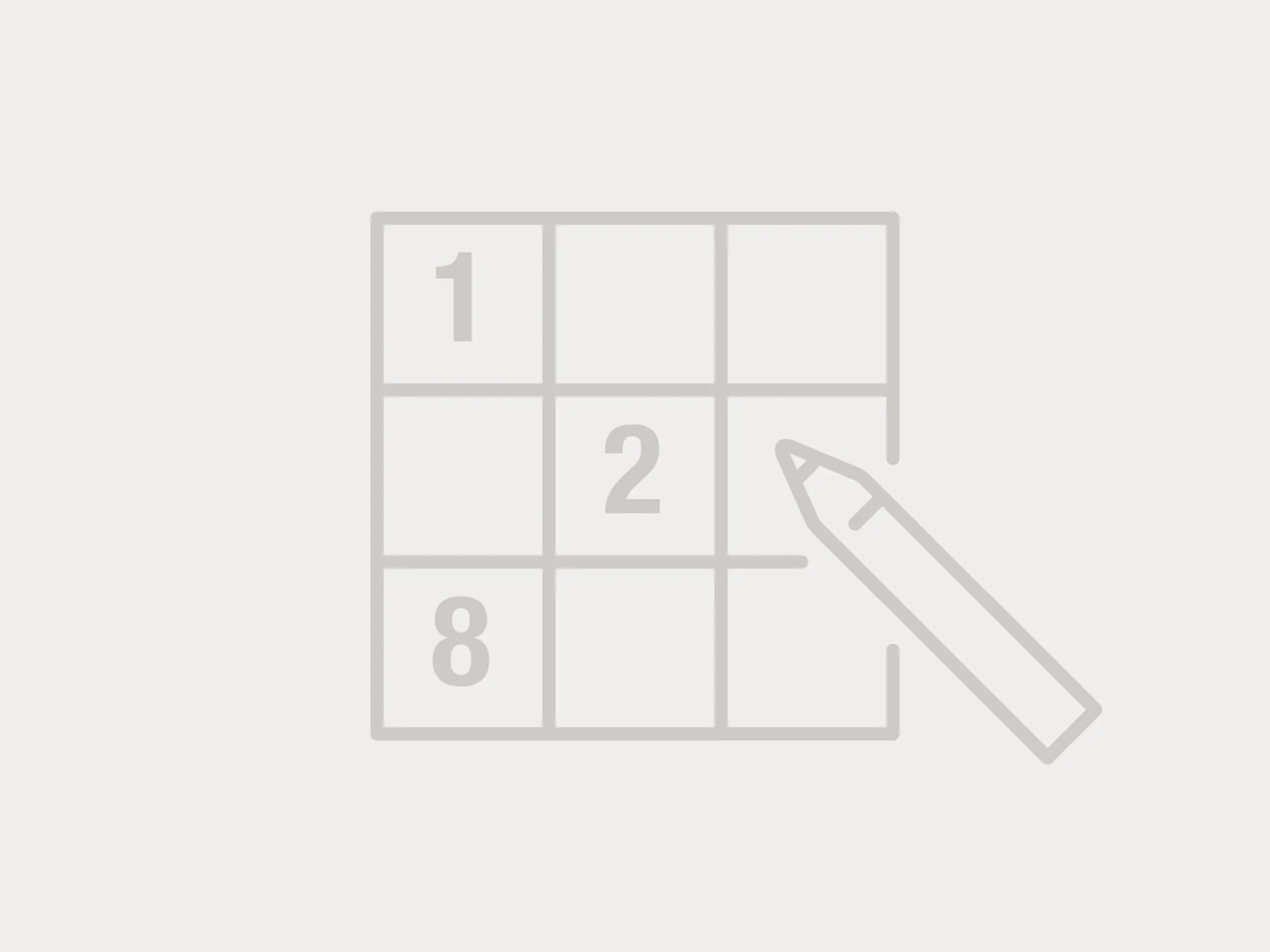 Illustration eines Sudoku