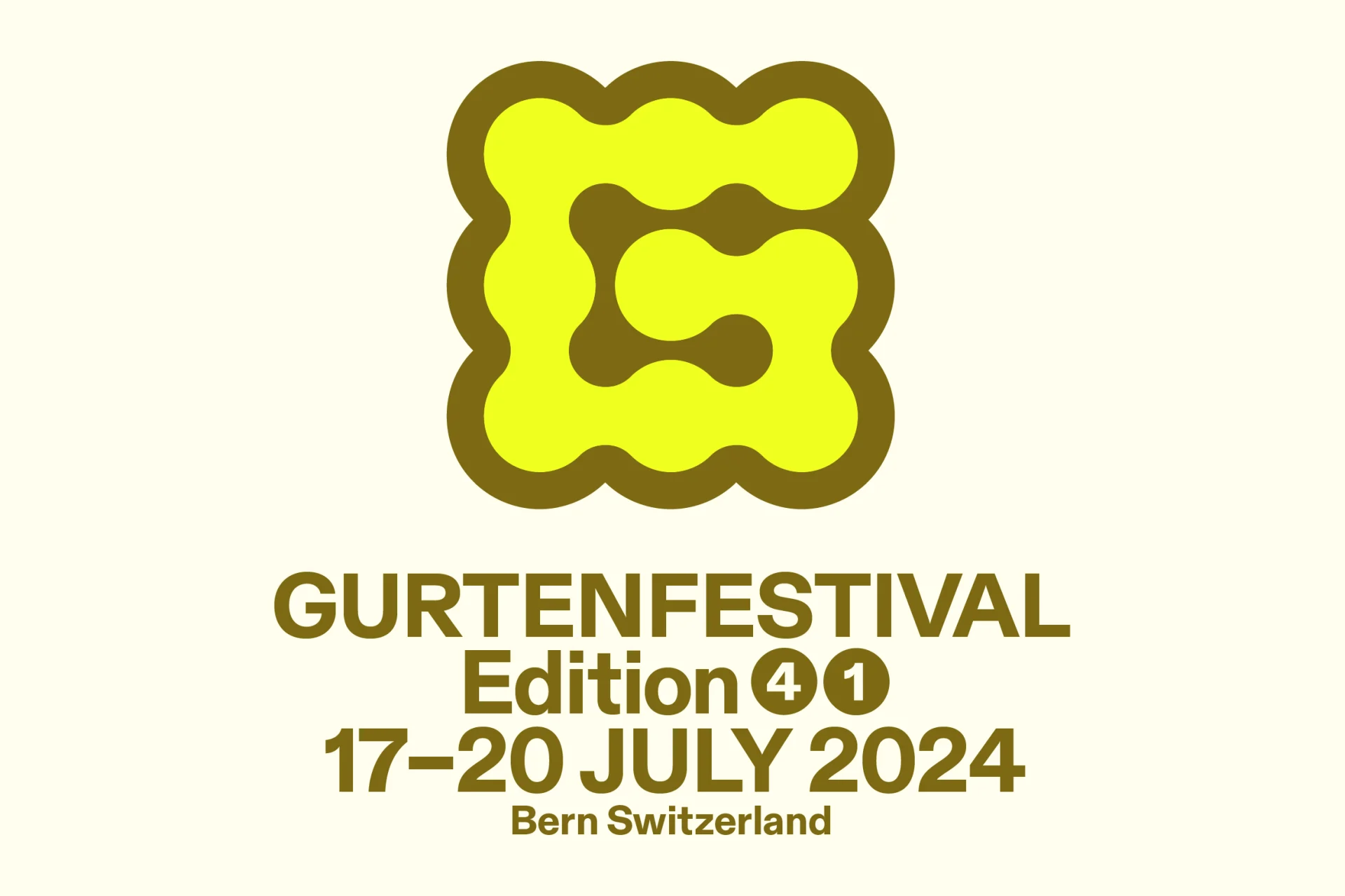 Logo del Gurtenfestival Berna