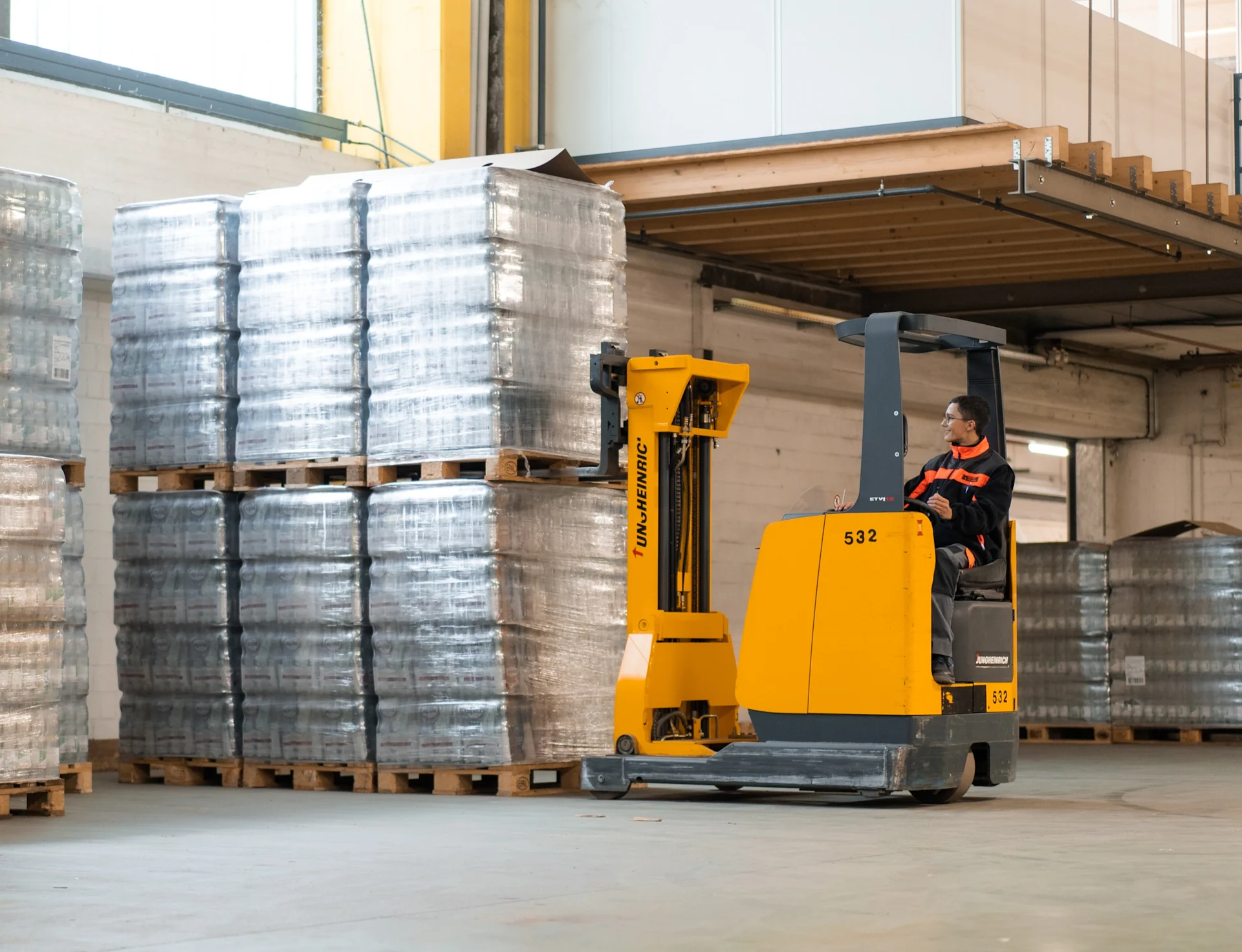 Transport de palettes