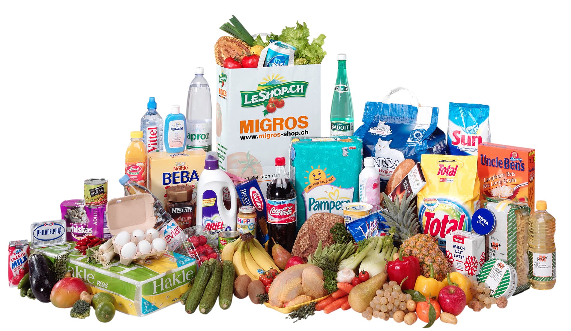 Verschiedene Lebensmittel