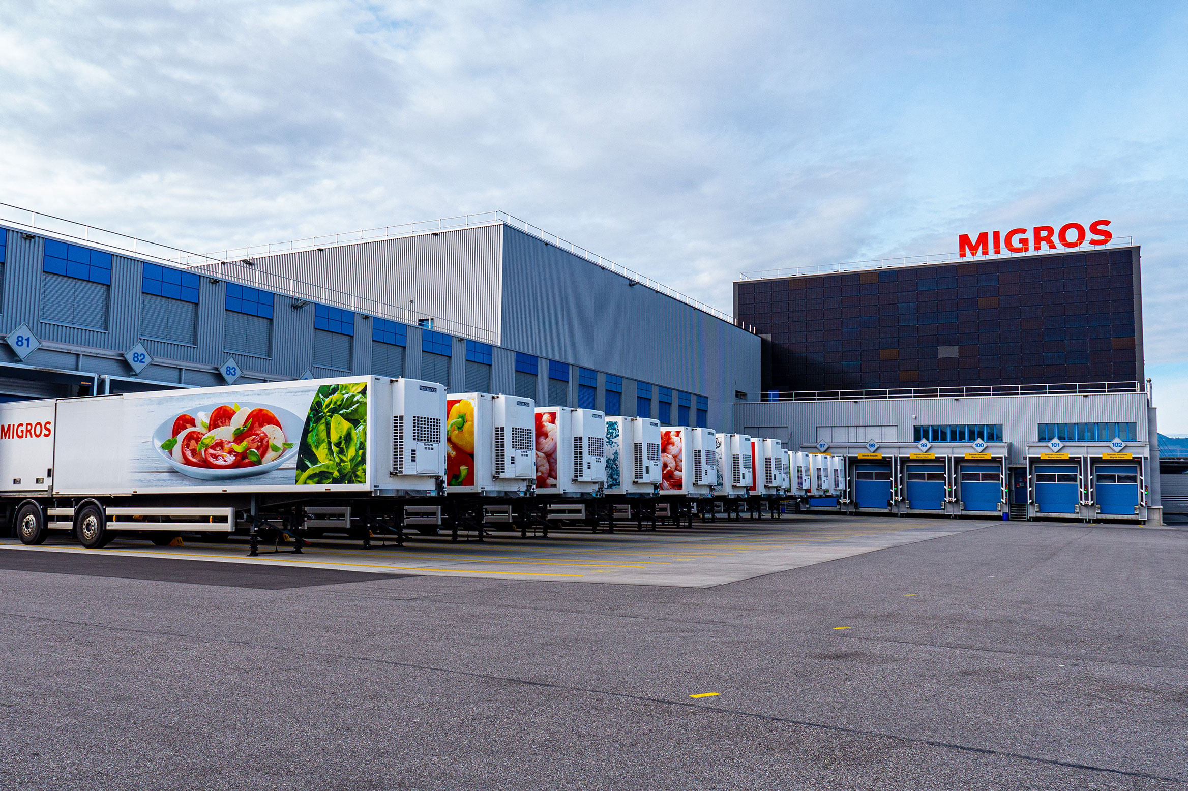 Anlieferung der Betriebszentrale