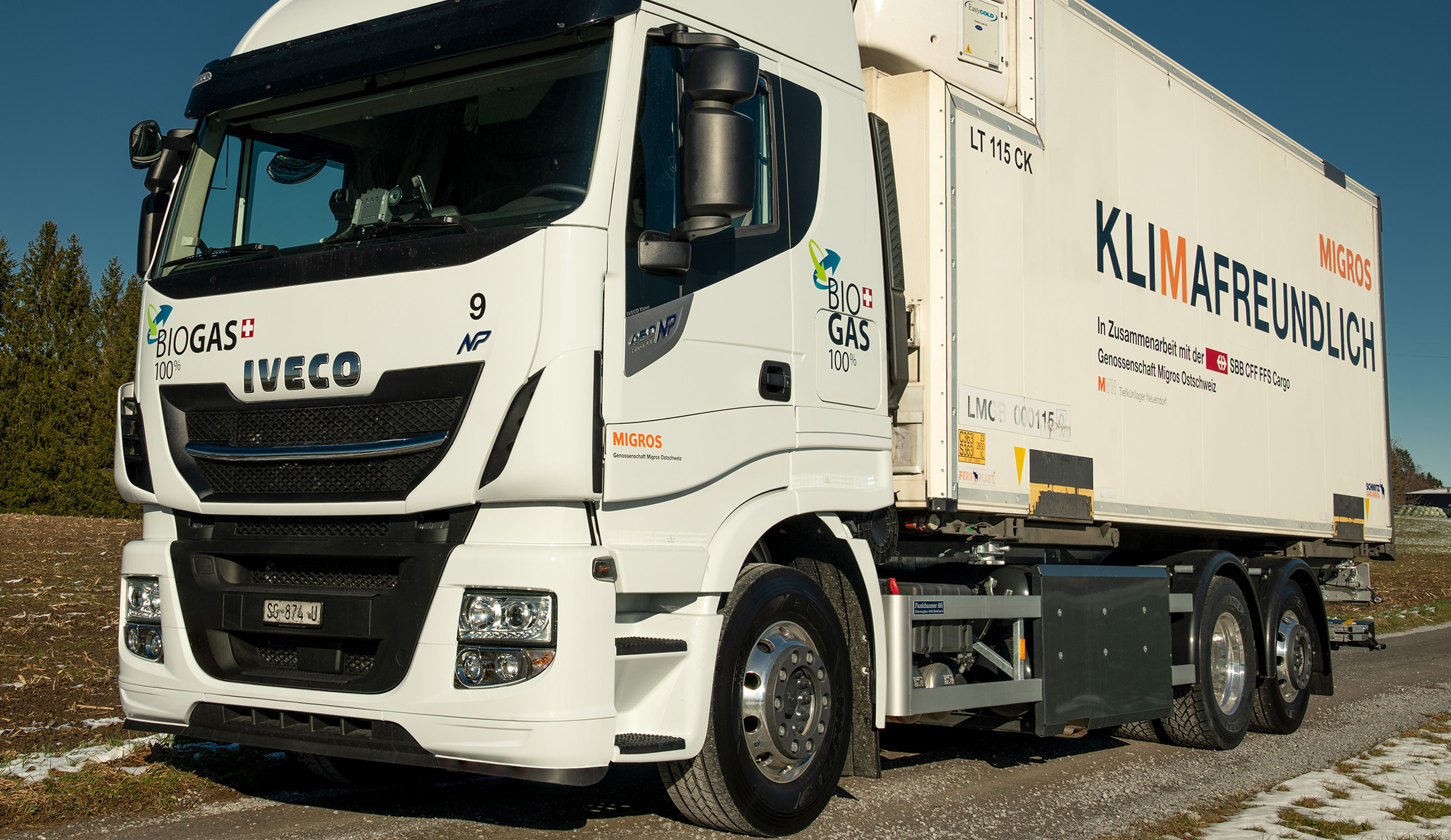 Biogas-LKW